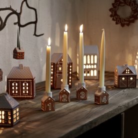 Kähler Gingerbread Adventsstager H7.5 cm