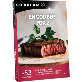 Oplevelsesgave - Bøf for 2