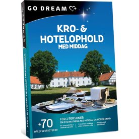Oplevelsesgave - Kro- og hotelophold med middag