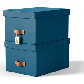 Leitz Puro Boks m. låg | M  | Blå | 2 stk.