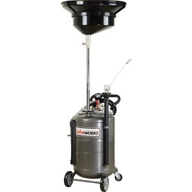 Olieopsamler, 70 liter, inkl. 6 sugeprober