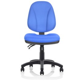 Deluxe kontorstol, blå