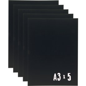 Securit Kridtskilte | A3 | Dobbeltsidet | 5 stk.