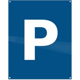 Skilt | Parkering | 20x25 cm