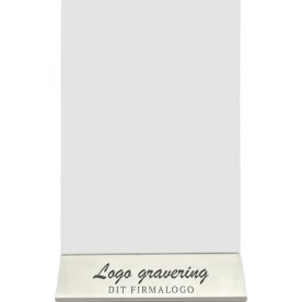 Securit Brochuredisplay | Stål fod | A6 | Logo
