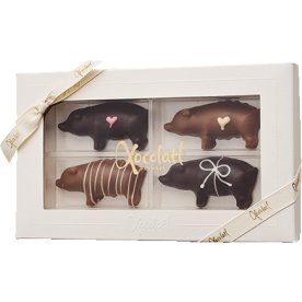 Xocolatl Marcipangrise 4 stk, 100g