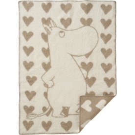 KLIPPAN Moomin heart, taupe