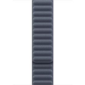Apple Magnetisk ledrem, blå, 46 mm - M/L