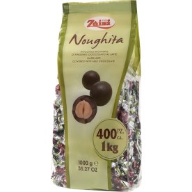 Noughita Mælkechokolade m. hasselnød, 1 kg