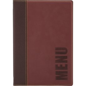 Securit Trendy Menukort | A5 | Vinrød | Logo