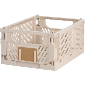 Day stabelbar foldekasse, 330x245x150 mm, hvid