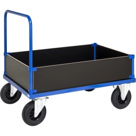 Flexi 330 4 lave sider, 100x70x90, Blålakeret stål