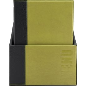 Securit Trendy Menukort | A4 | Grøn | Logo | 20st