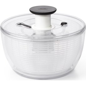 OXO Salatslynge stor, klar/hvid, Ø26cm.