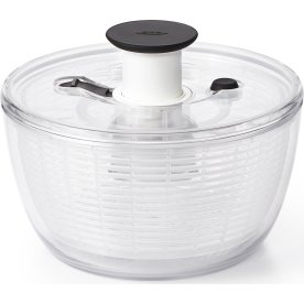 OXO Salatslynge lille, klar/hvid, Ø21cm.