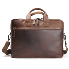 Carlobolaget Florens Computertaske, 15,6", cognac