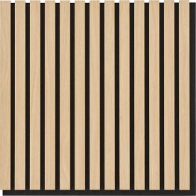Form akustikpanel, 52x52x2,5 cm, finer/egetræslook