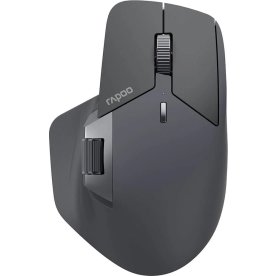 RAPOO Mus, MT760L, Trådløs, Multi-Mode, Mørkegrå