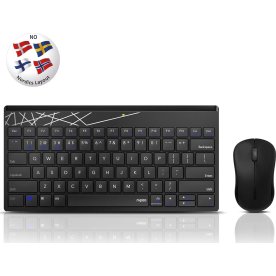 RAPOO Tastatur/Mus-sæt 8000M, Trådløs, Multi-Mode