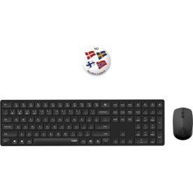 RAPOO Tastatur/Mus-Sæt 8020M, Multi-Mode, Trådløs
