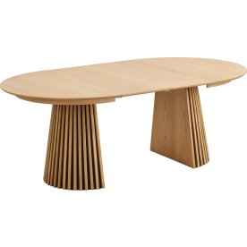Osaka kantinebord Ø120/120-200x75 cm, egfiner
