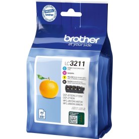 Brother Blækpatroner, LC3211, Sampak