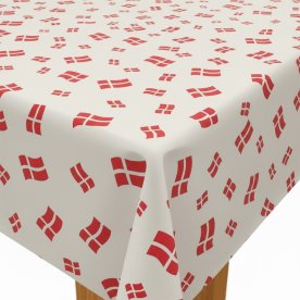 Voksdug flag, Dannebrog, 140 cm, 5 meter
