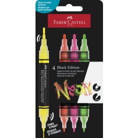 Faber-Castell  Akrylmarker | Neon | 4 farver