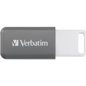 Verbatim USB-Nøgle, DataBar USB 2.0, 128GB, Grå