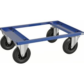 Palletransportvogn Lav, Halvpalle, Blå
