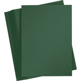Karton Play Cut, A4 , 180 g, 100 ark mørk grøn