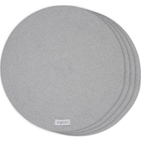 Engholm Thor dækkeserviet, Ø40 cm, lysegrå, 4 stk.