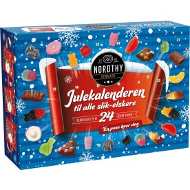 Nordthy Slik Julekalender Blå