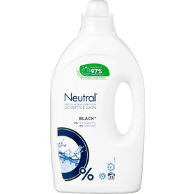 Neutral Flydende Vaskemiddel Black, 1,25 L