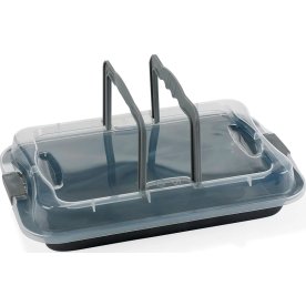 Funktion Bradepande m/låg, 36x23x4,8cm, grå