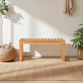 Noble Denmark Langelinie Bænk L90 cm, teak