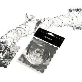 Guirlande, sølv, 3m