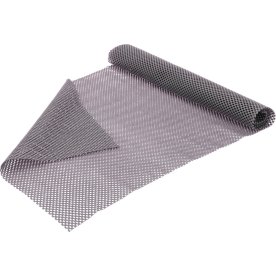 Anti-slip måtte, PVC, grå/hvid, 45x125 cm.