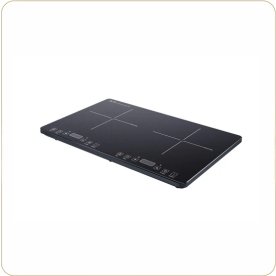 Little balance dobblt induktionskogeplade, sort