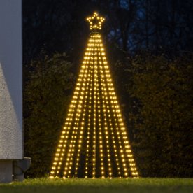 Juletræ i Metal m. LED H180cm