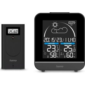 HAMA Vejrstation - sort.