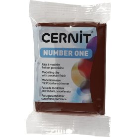 Cernit Number One, 56 g, brun