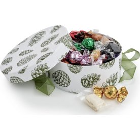 Hatteæske med julemix, 600 g