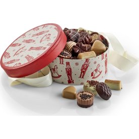 Hatteæske med luksuschokolade, 500 g