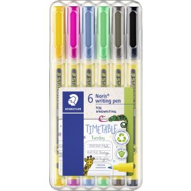 Staedtler Noris 307 Fineliner | 6 farver