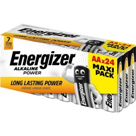 Energizer Alkaline Power AA batterier, 24 stk.