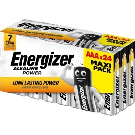Energizer Alkaline Power AAA batterier, 24 stk.