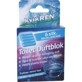 KvikRen Gel selvklæbende WC-Blok  | 6 stk.