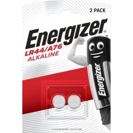 Energizer Alkaline LR44 knapcelle batteri, 2 stk.