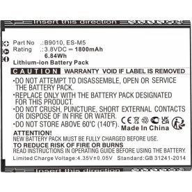 CoreParts Batteri til D-Link Mobile, 6,84Wh Li-ion